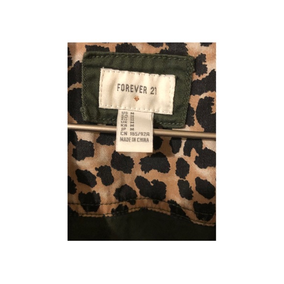 Forever 21 Army Inspired Shirt - Picture 3 of 4
